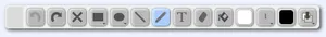 Oekaki toolbar